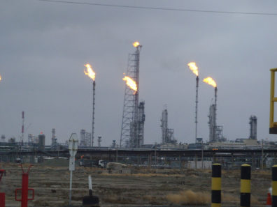 Kazakhstan oil refinery