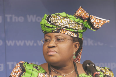 Nigerian Finance minister Ngozi Okonjo Iweala