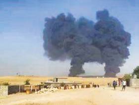 Islamic State sets Iraq oil wells ablaze