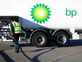 BP posts fall in first-quarter profits