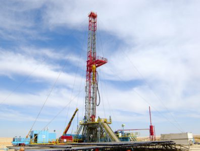 Onshore drilling rig in Egypt