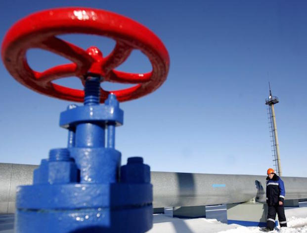 Gas pipeline handle