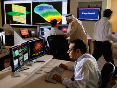 ExxonMobil researchers, photo courtesy of ExxonMobil