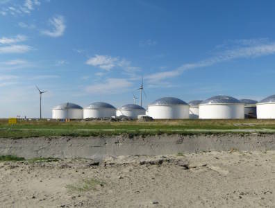 Gas storage terminals