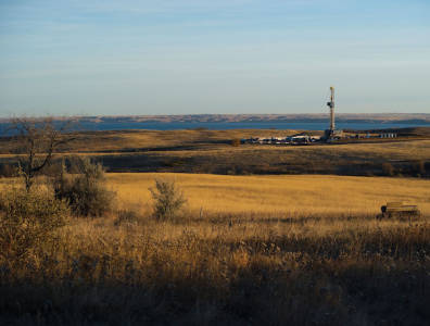 Nabors rig in Bakken shale