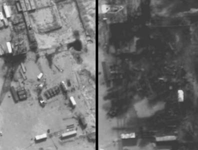 Airstrikes led by a coalition of Western governments have caused damage to oil targets run by Islamic State militant around Raqqa and Abu Kamal on Thursday, cutting the terrorist group’s exports from 110,000 to 40,000 barrels of oil per day.