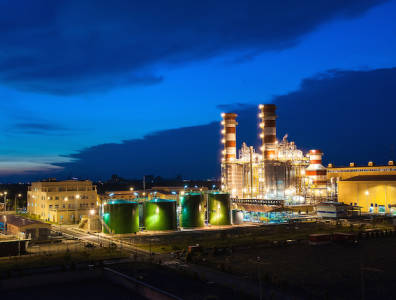 Siemens gas-fired combined-cycle plant