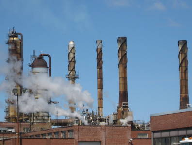 Shell refinery