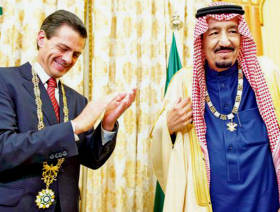 Pacts signed between Saudi Arabia and Mexico