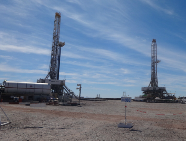 Argentina YPF gas rigs