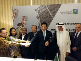 Indonesia courts Saudi Aramco