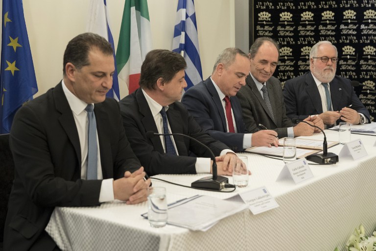 Mediterranean pact on gas pipeline