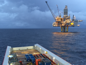 Rig offshore Brazil