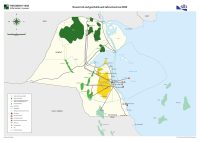 Kuwait oil and gasfields and selected infrastructure Map 2024