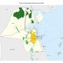 Kuwait oil and gas fields and infrastructure Map 2023 1