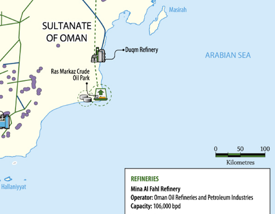 Oman Downstream Infrastructure Map 2024 - Image 2
