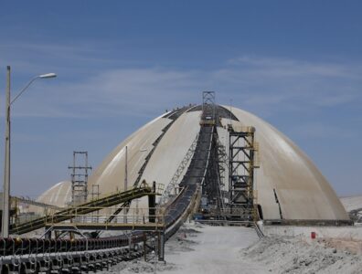 View of Antofagasta's Centinela mine in Chile