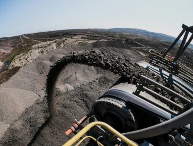 Coal mine conveyor belt