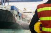 port marine worker cargo ship containers