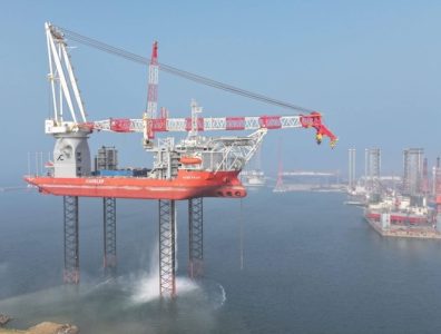 Cadeler debuts next-gen wind turbine installation vessel